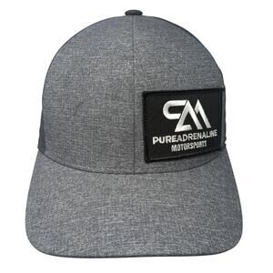 Pure Adrenaline Motorsports Fitted Baseball Cap Gray XL 6 Panel Flexfit Delta